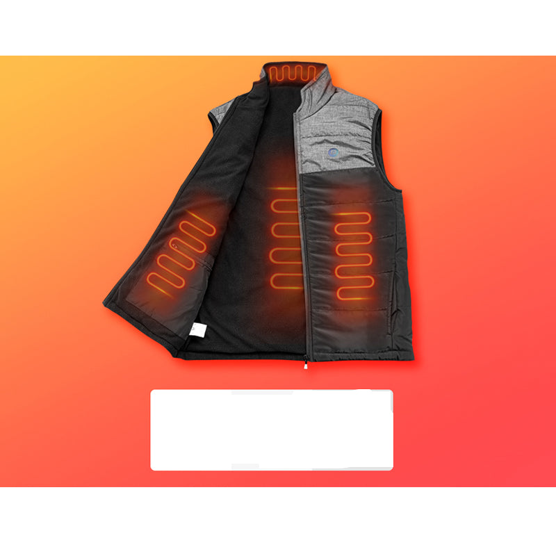 Blouson sans manches chauffant électrique en USB pour femmes