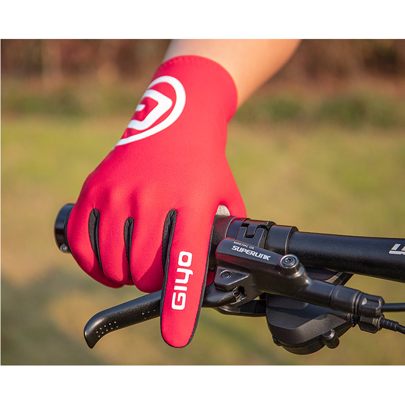Gants chauds de cyclisme en polaire renforcés
