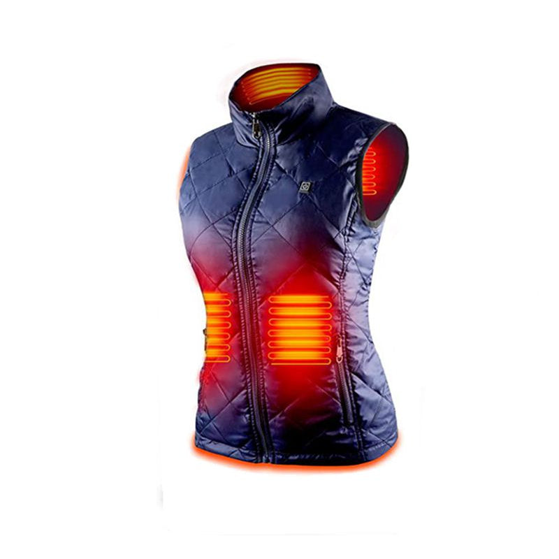 Blouson chauffant électrique en coton pour femmes