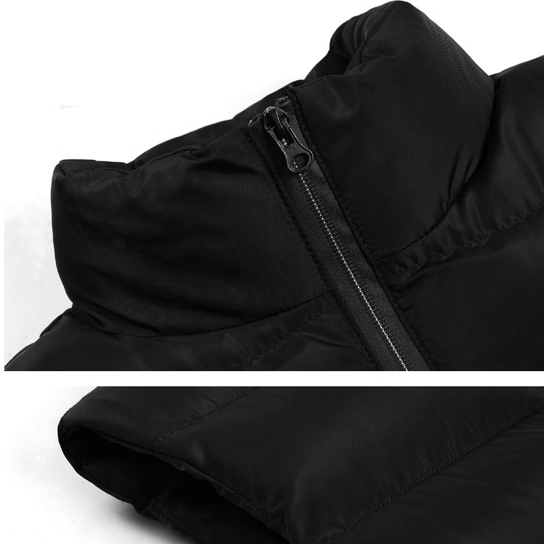 Gilet de moto matelassé et chauffant