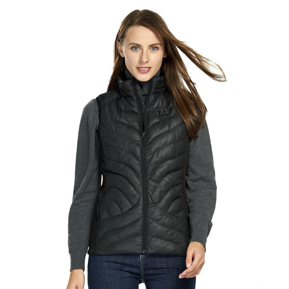 Blouson en coton à chauffage intelligent pour femmes