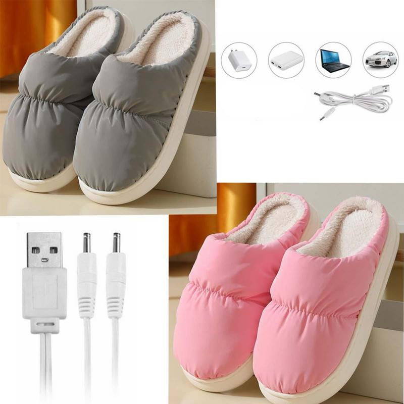 Chaussons chauffants électriques USB