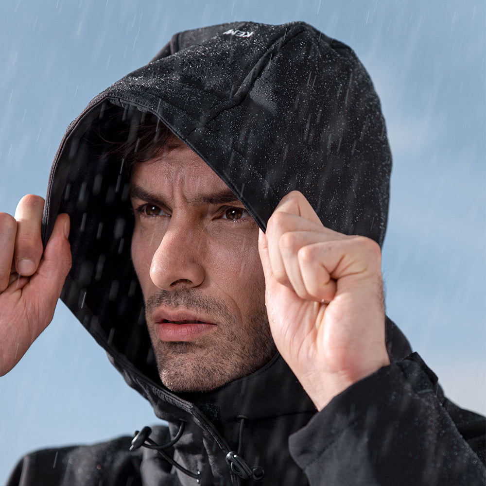 Manteau chauffant avec batterie pour hommes