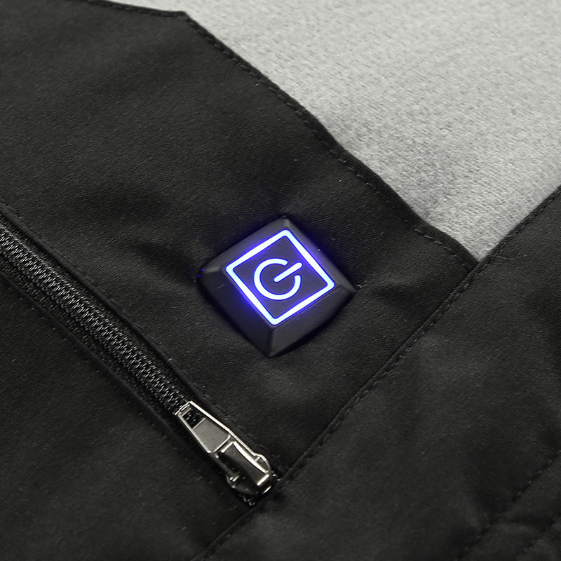 Manteau simple chauffant pour les sorties extérieurs pour hommes