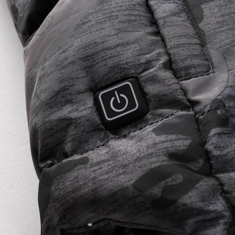 Gilet chauffant de chasse avec motif camouflage