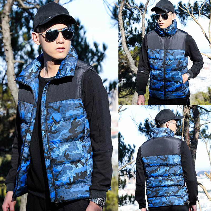 Gilet chauffant de chasse avec motif camouflage