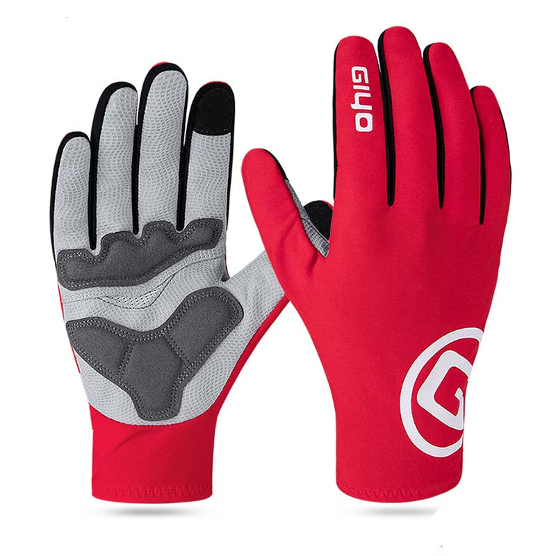 Gants chauds de cyclisme en polaire renforcés