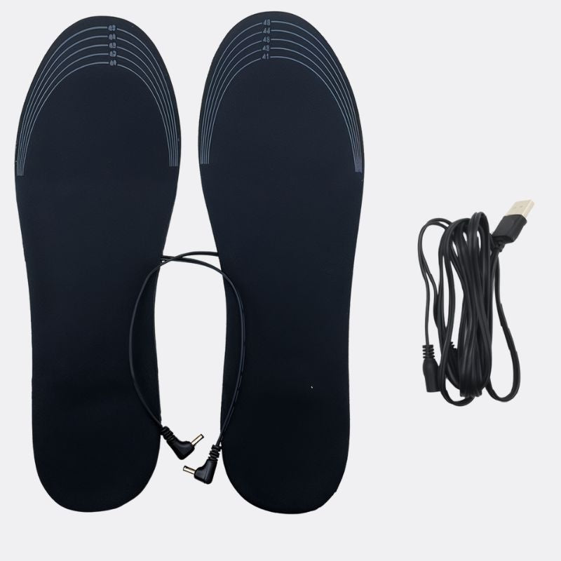 Semelles chauffantes électriques pour chaussures
