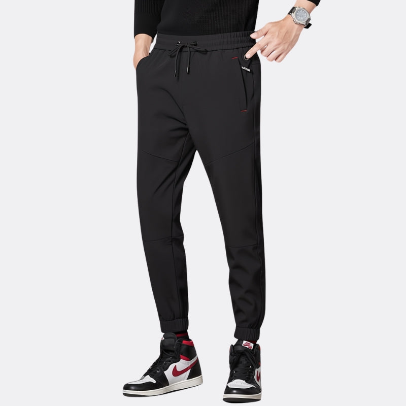 Pantalon chauffant avec cordon de serrage pour homme