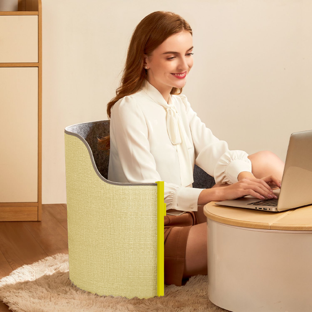 Chauffe-pieds électrique portable pour le bureau