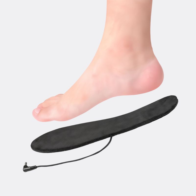 Semelles chauffantes électriques USB pour femmes et hommes