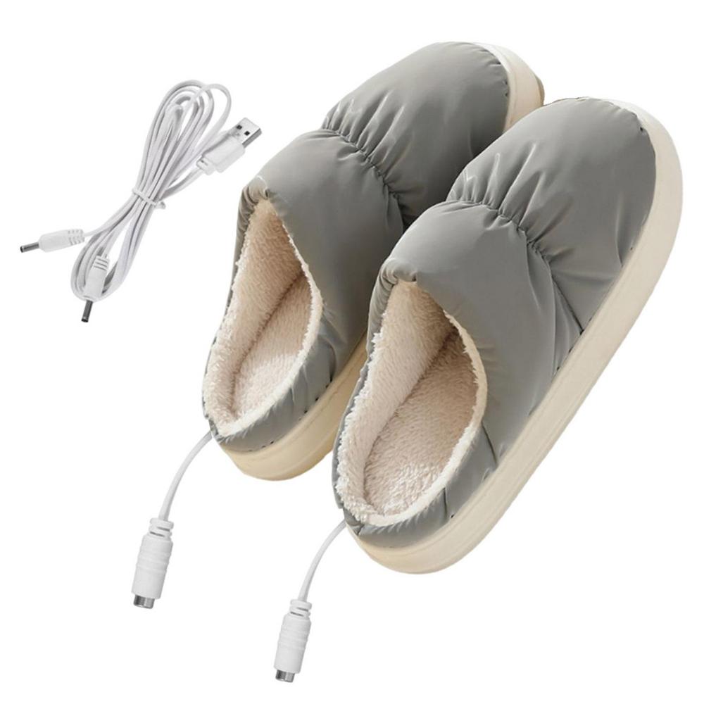 Chaussons chauffants électriques USB