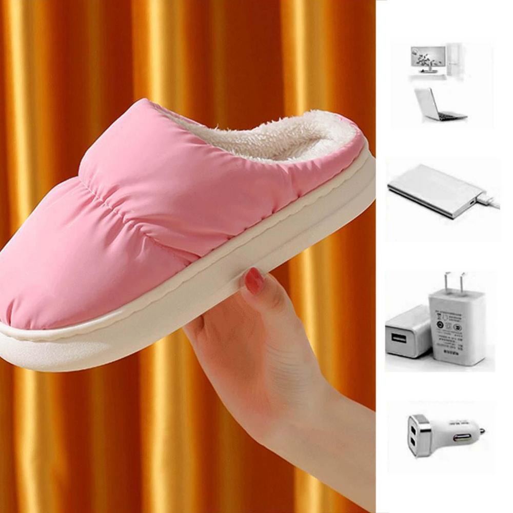 Chaussons chauffants électriques USB