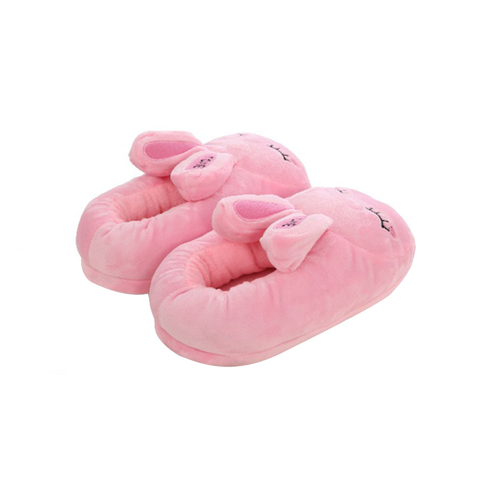 Chaussons chauffants USB lapins roses
