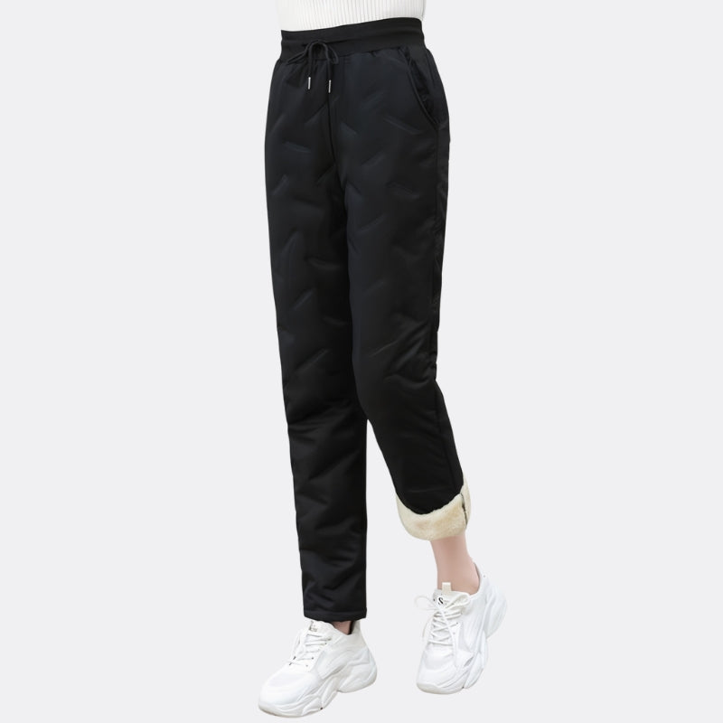 Pantalon chauffant épais pour femme