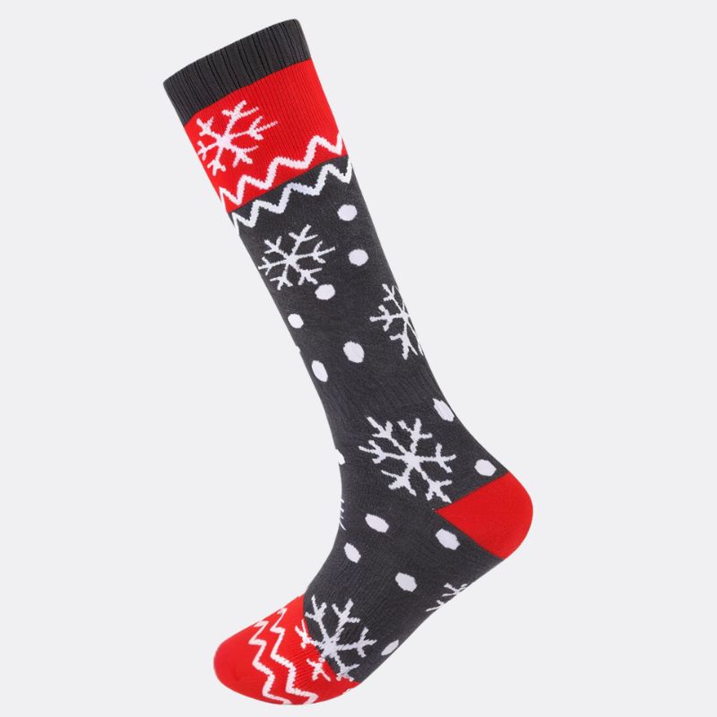 Chaussettes de Noël chauffantes rechargeables pour homme