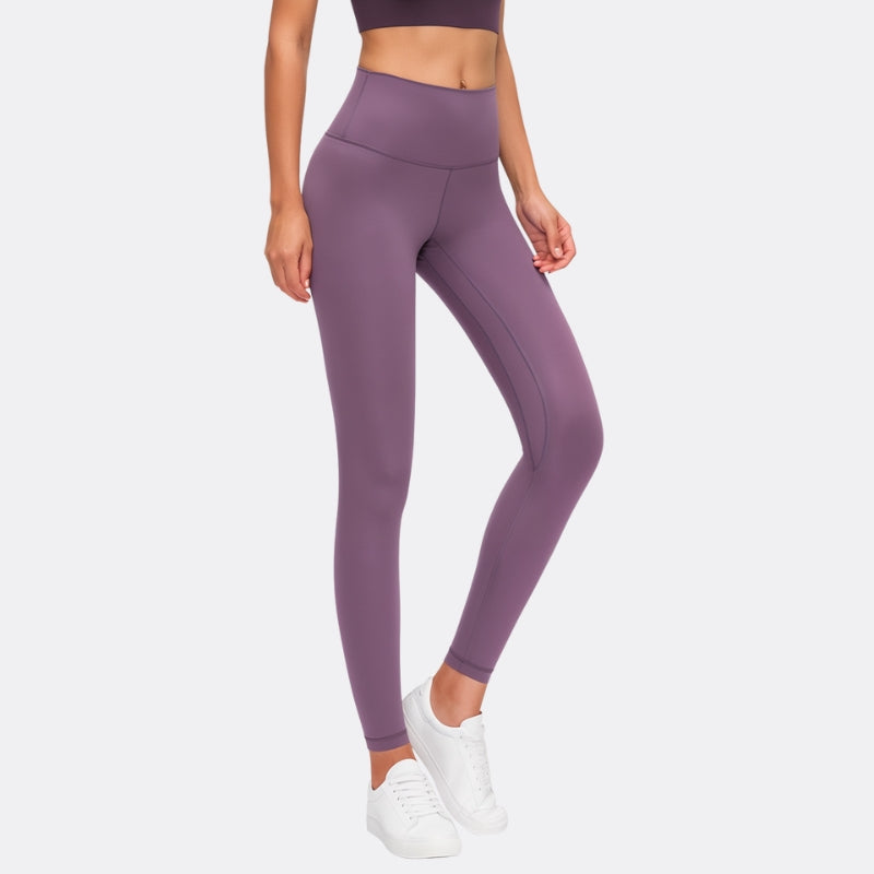 Pantalon chauffant violet pour femme