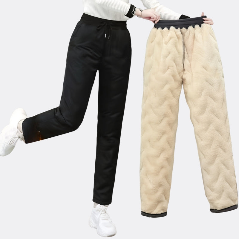 Pantalon chauffant épais pour femme