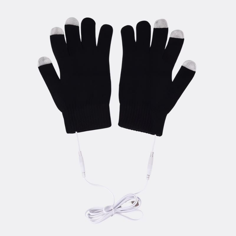 Sous gants chauffants électriques thermiques USB