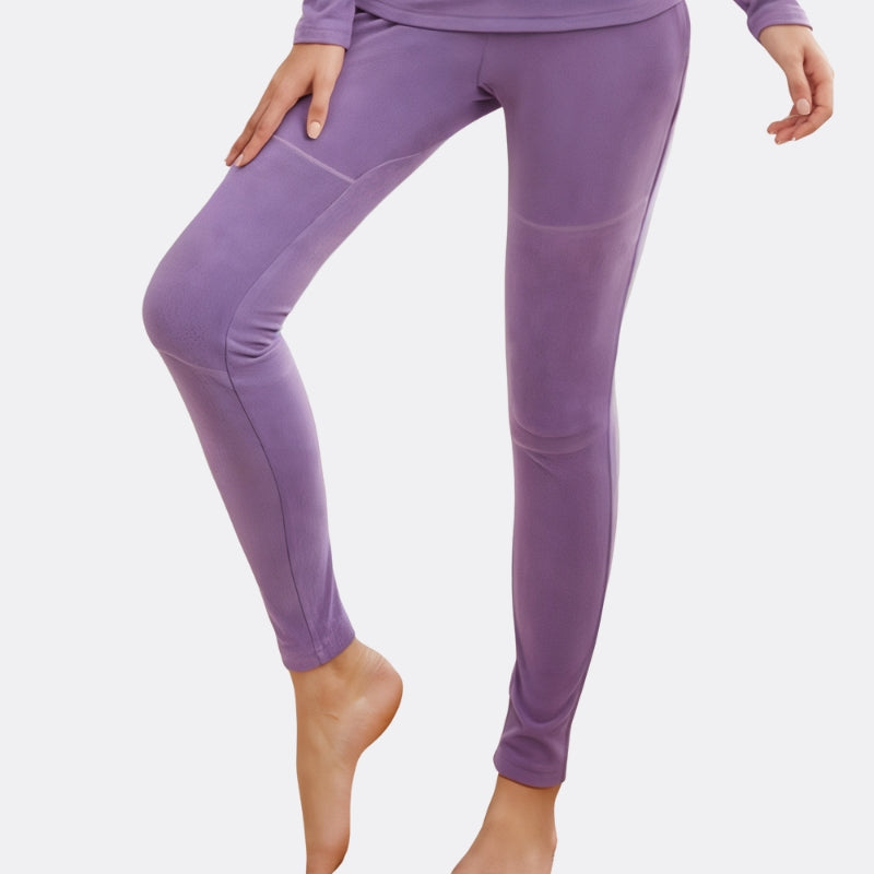 Pantalon chauffant violet pour femme