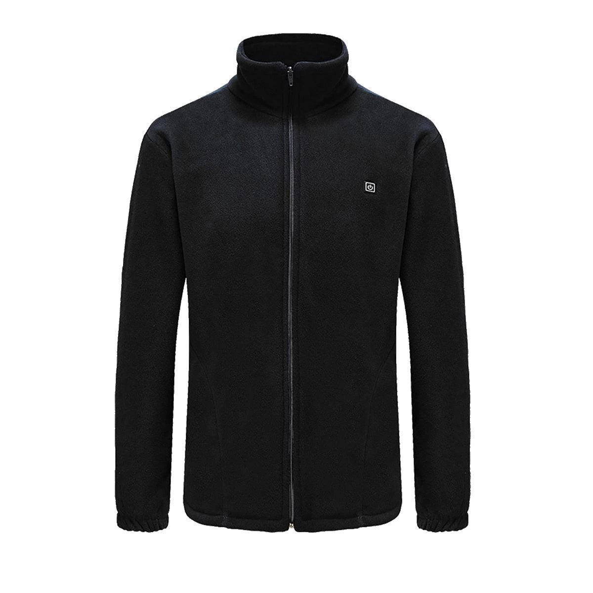 Pull chauffant électrique en polaire à zip