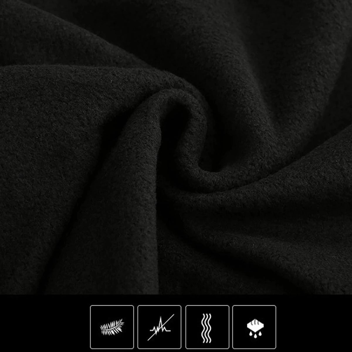 Pull chauffant électrique en polaire à zip