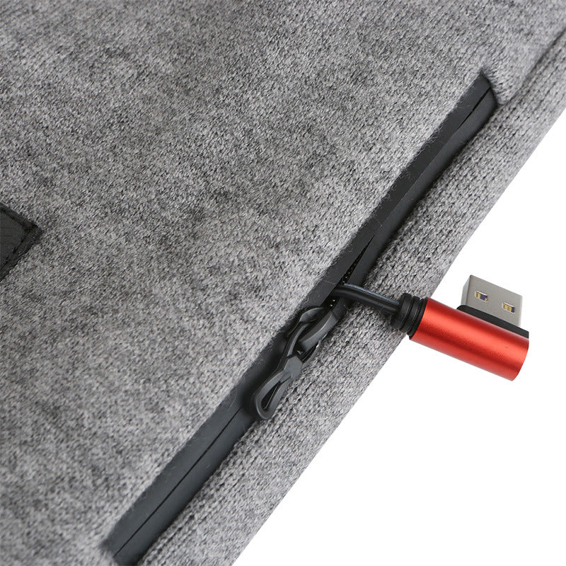 Pull chauffant rayé