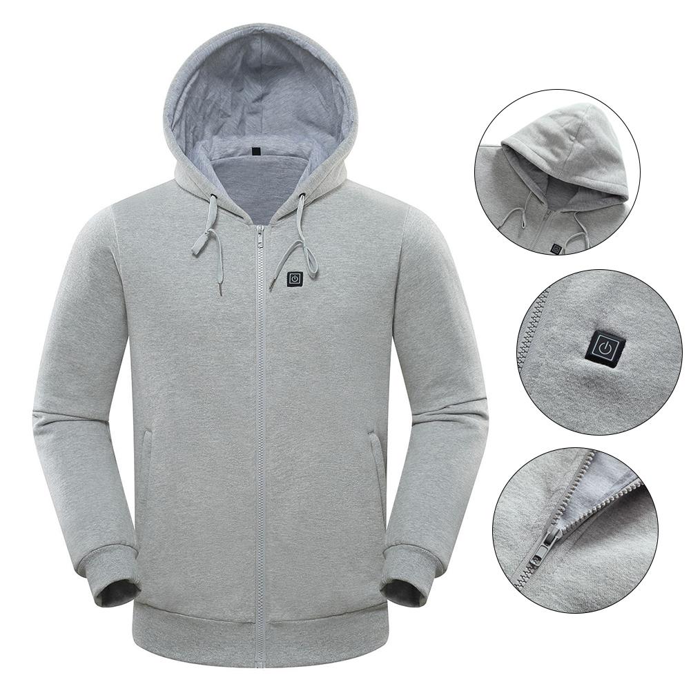Sweat polaire zippé chauffant