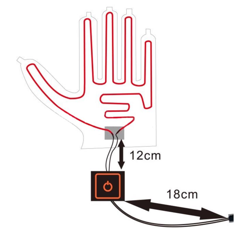 Sous gants chauffant métropolitains USB