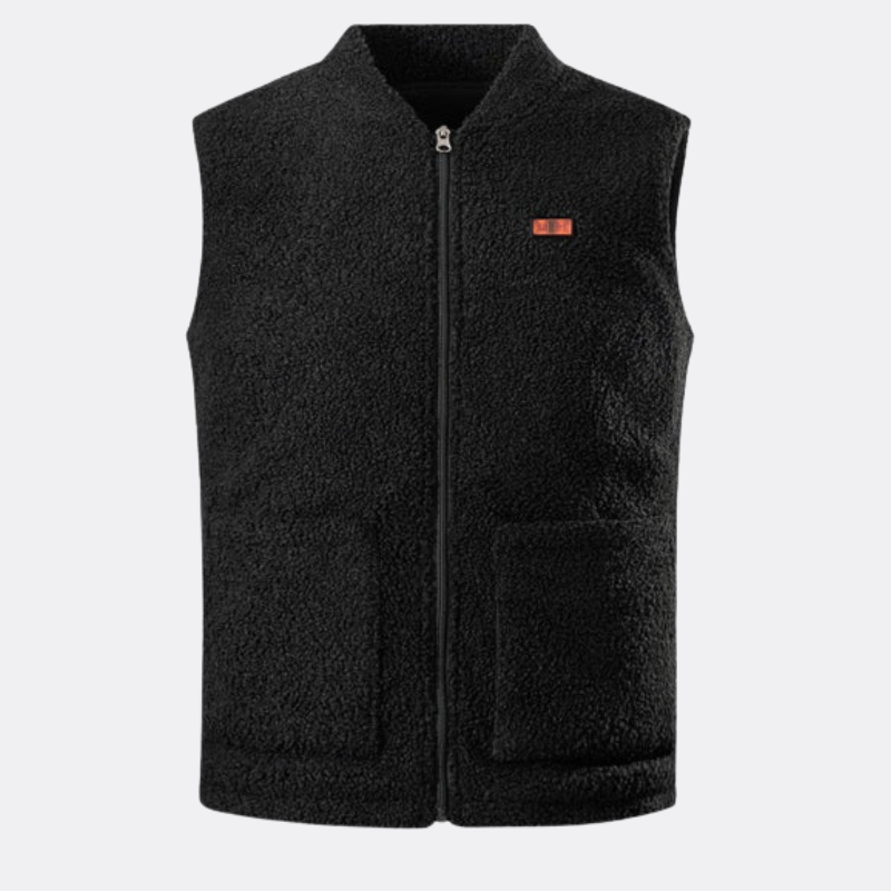 Gilet chauffant de chasse en polaire