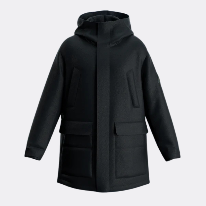 Manteau chauffant électrique avec port USB pour hommes