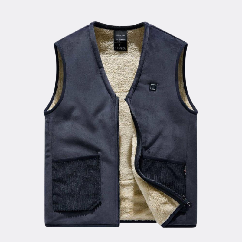 Gilet chauffant de chasse intérieur doux