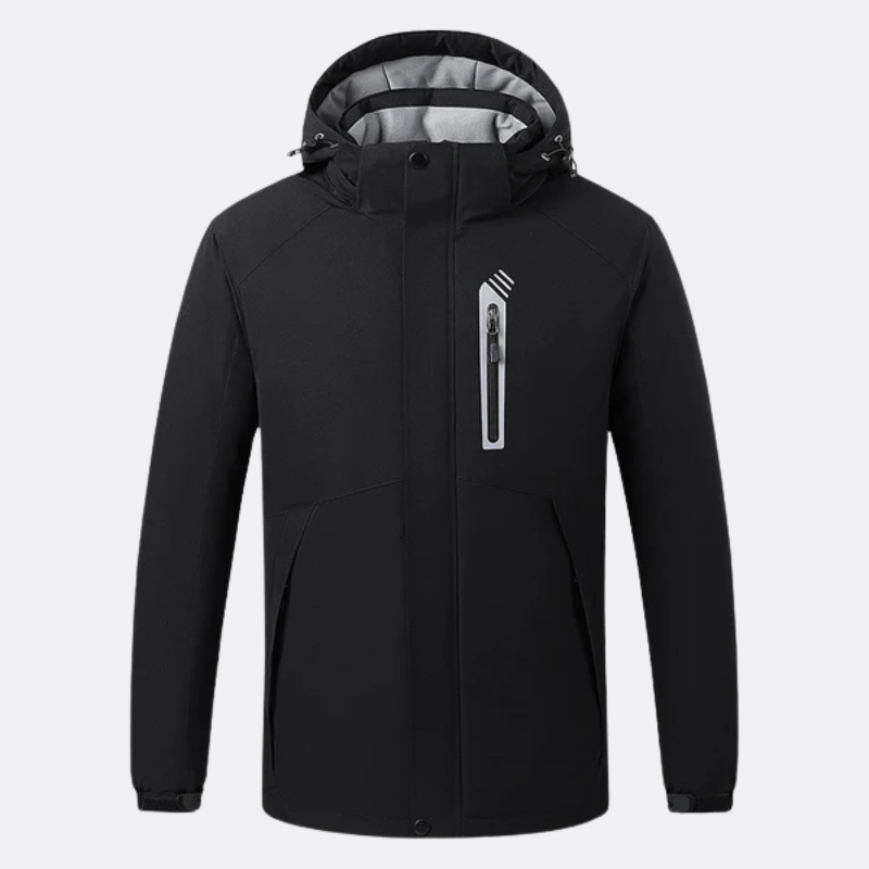 Manteau simple chauffant pour les sorties extérieurs pour hommes