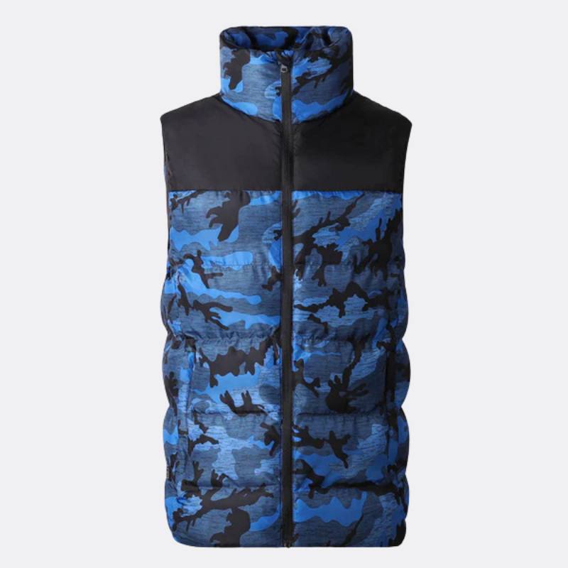 Gilet chauffant de chasse avec motif camouflage