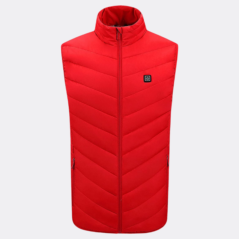 Gilet chauffant sans manches pour homme
