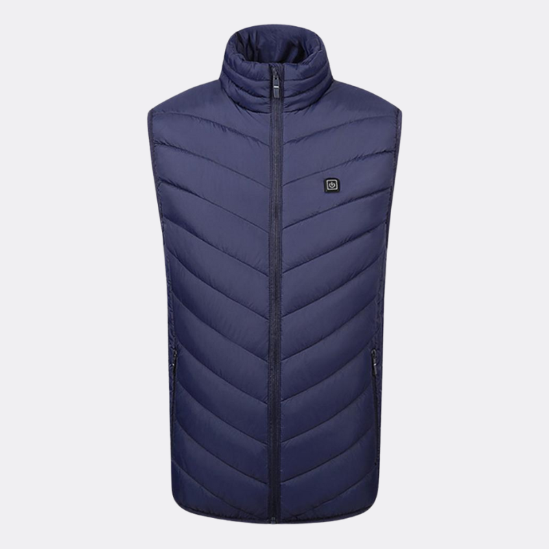 Gilet chauffant sans manches pour homme