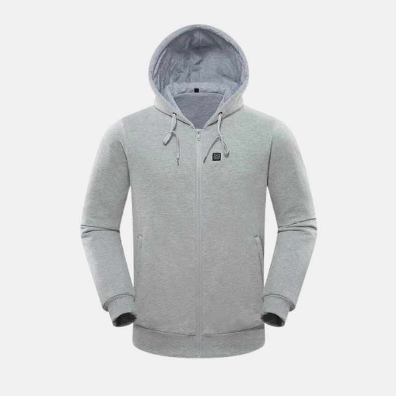 Sweat polaire zippé chauffant