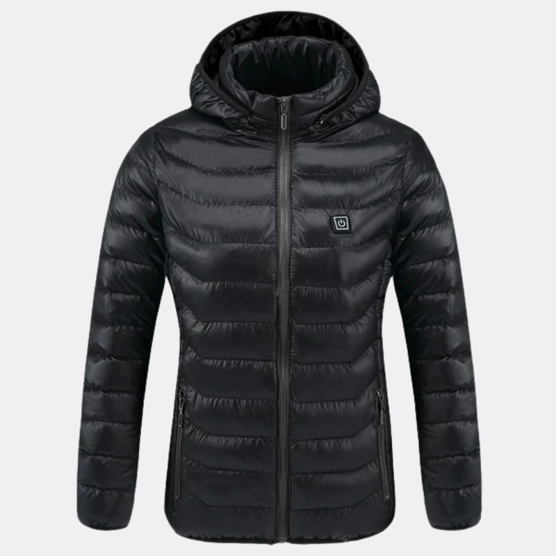 Manteau capuche chauffant infrarouge USB pour hommes