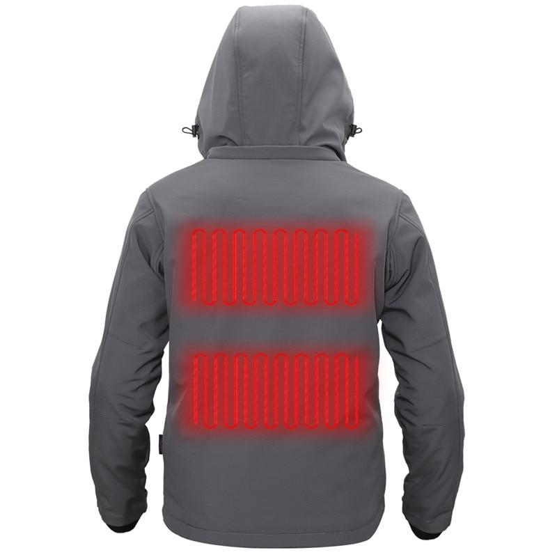 Anorak homme chauffant