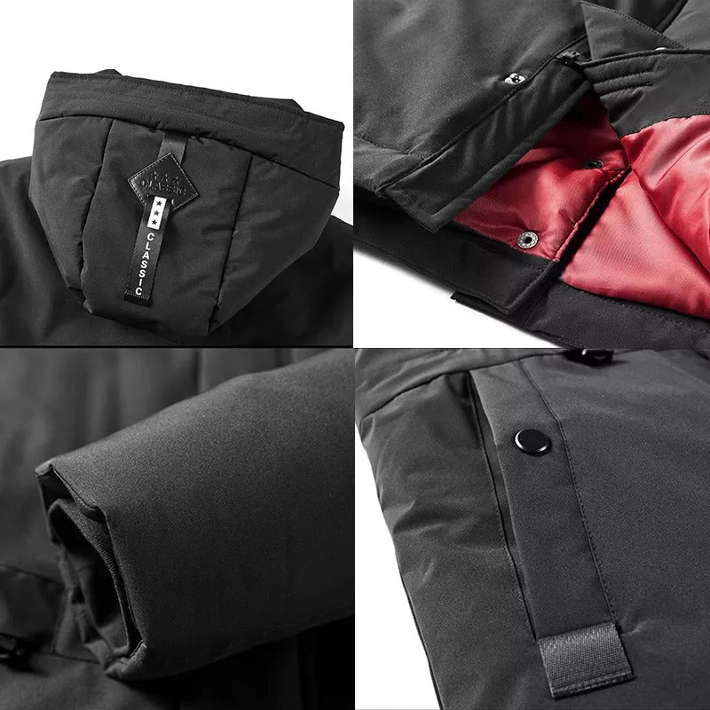 Manteau chauffant électrique homme et femme