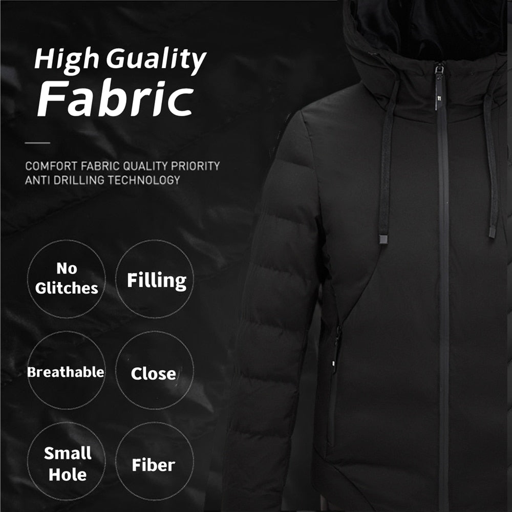 Blouson chauffant épais 11 zones de chauffe et double contrôle