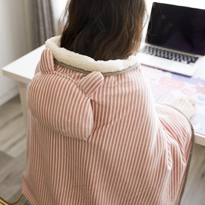 Couverture chauffante bureau