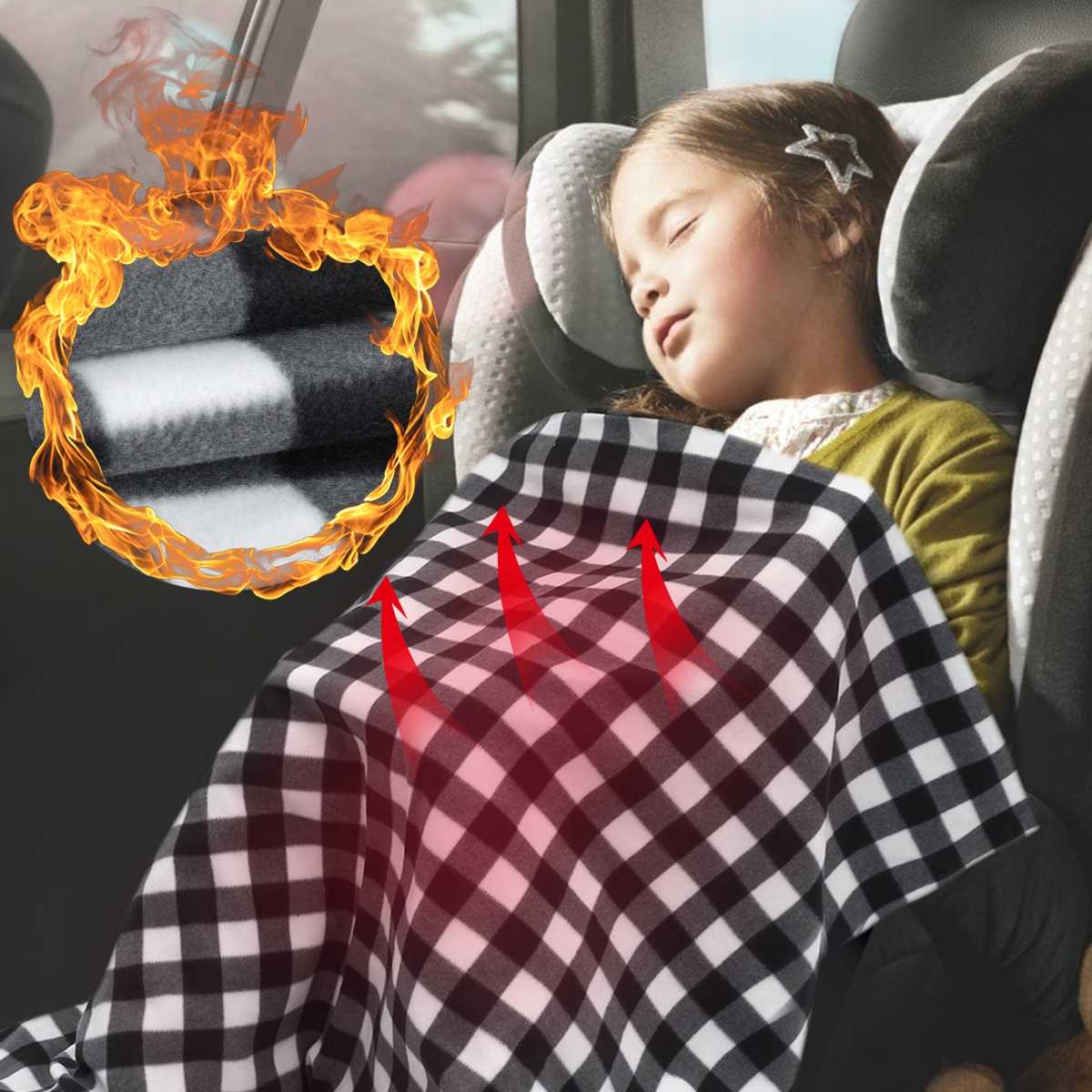 Couverture chauffante de voiture