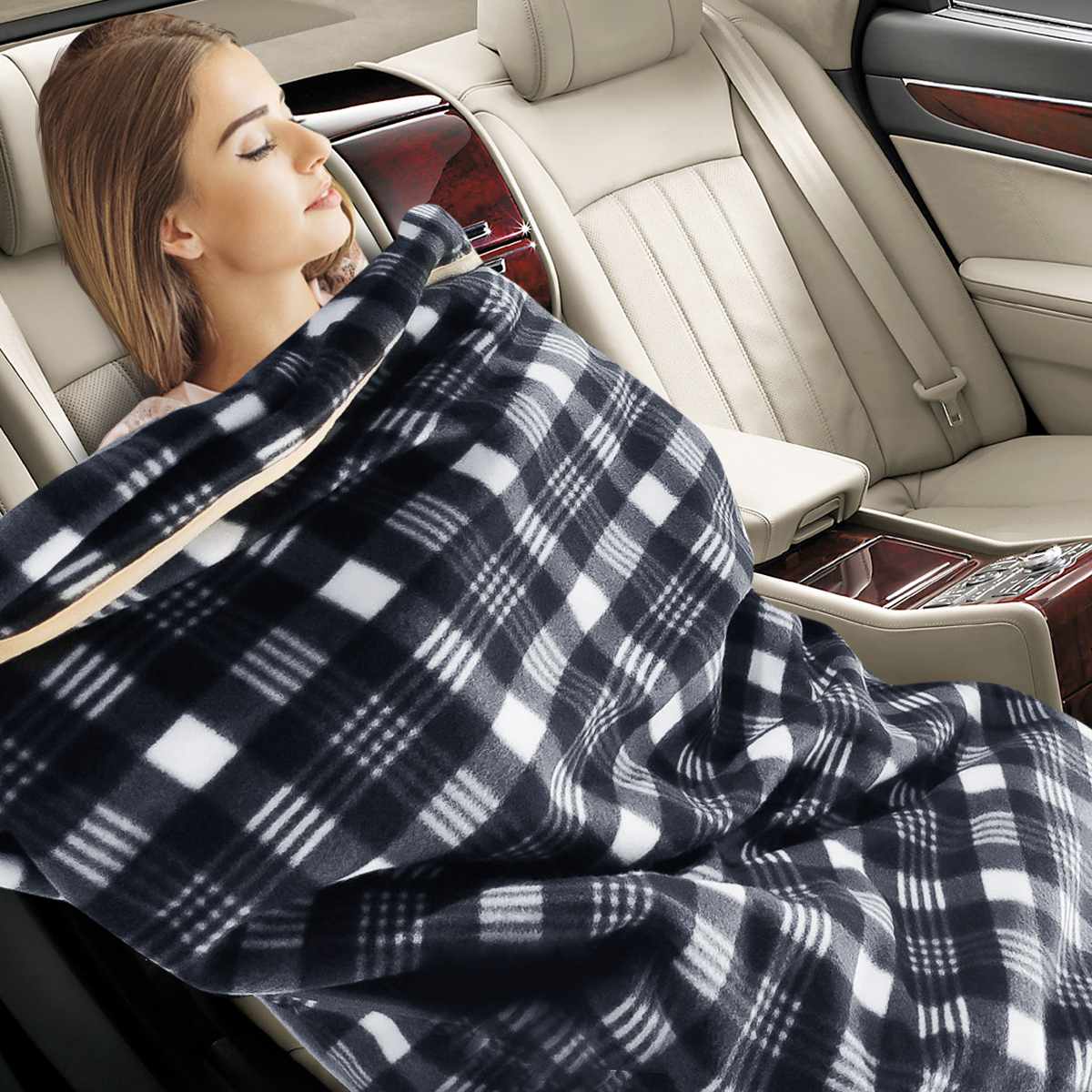 Couverture chauffante siège voiture