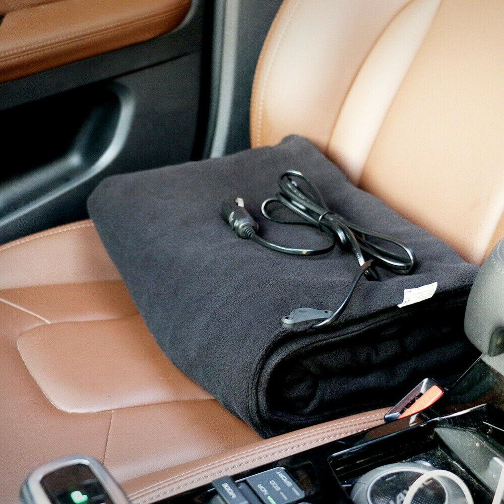 Couverture chauffante voiture en flanelle