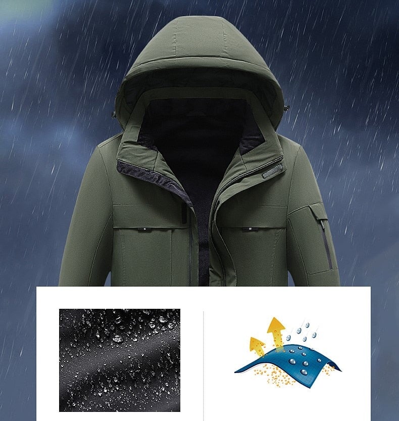 Manteau chauffant femme