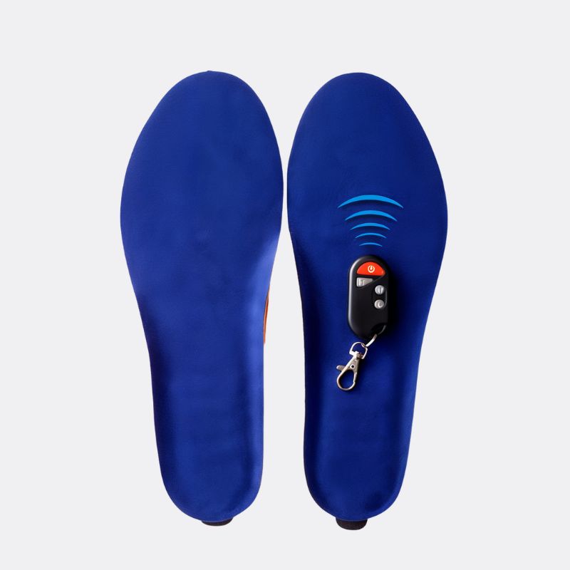 Semelle intérieure chauffante avec télécommande