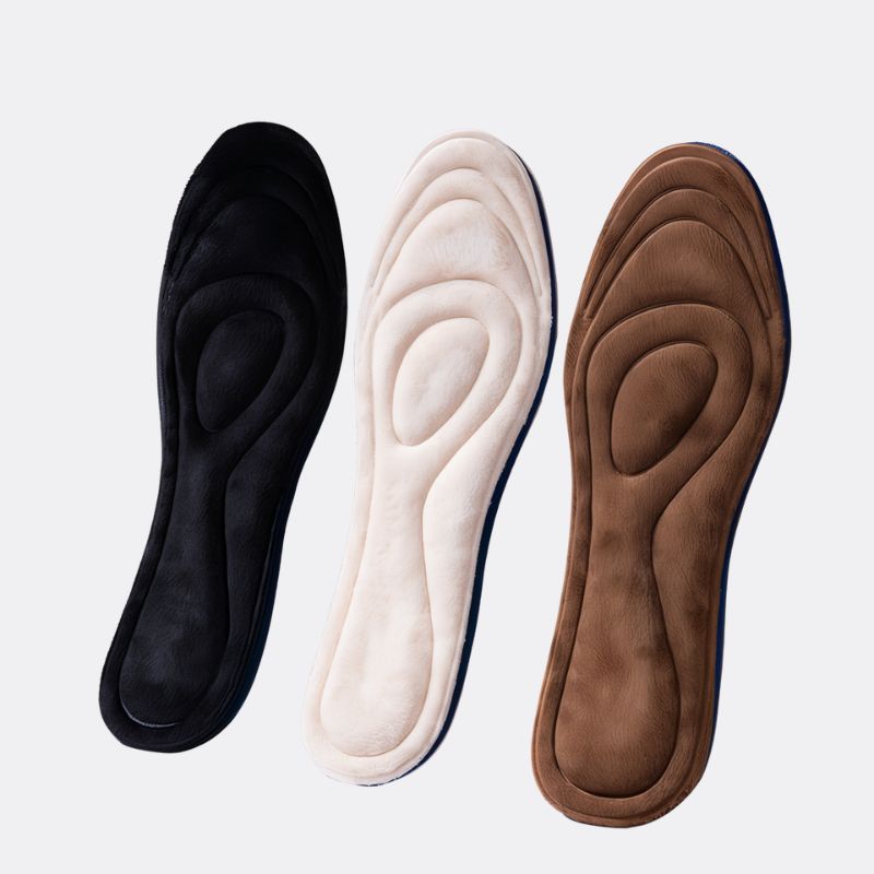 Semelles thermiques en coton peluche