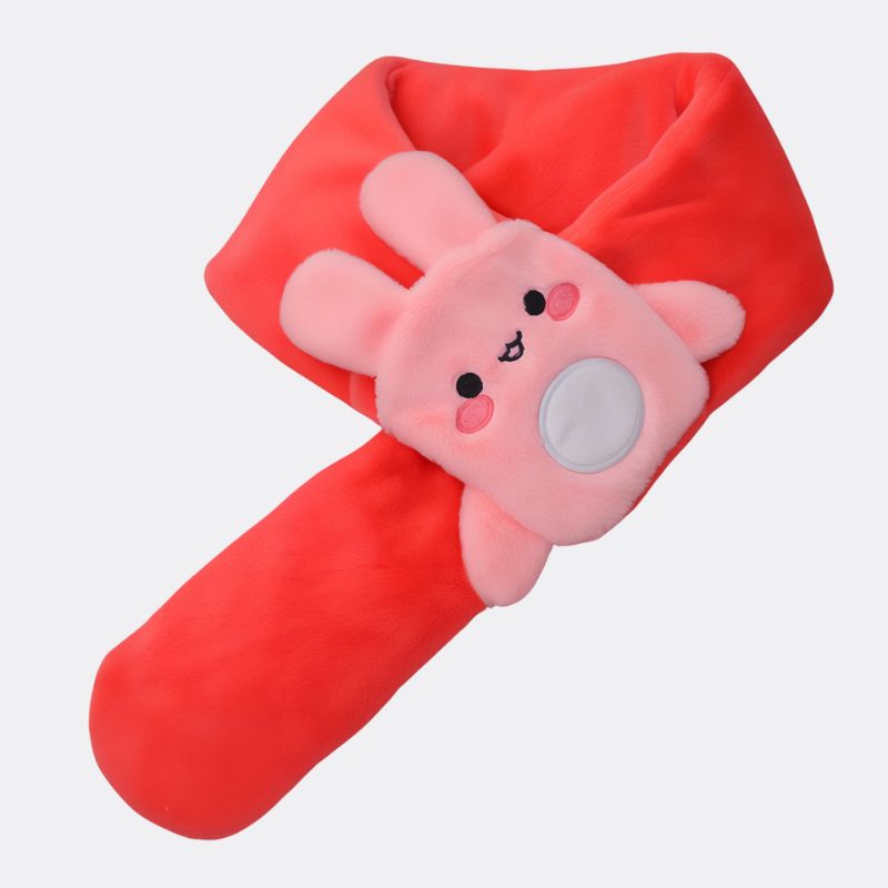 Tour de cou chauffants USB à motif animaux pour enfants