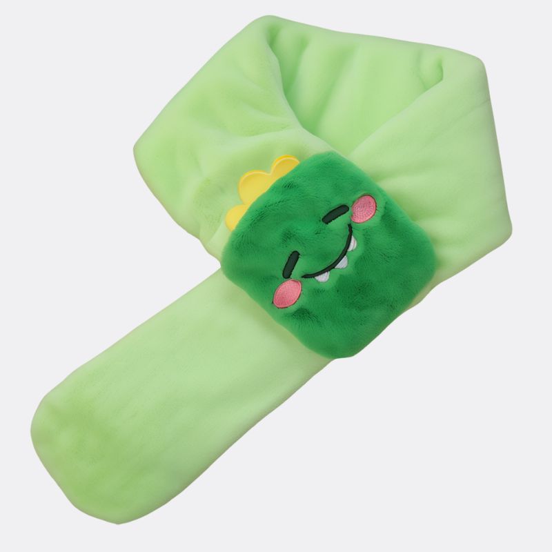 Tour de cou chauffants USB à motif animaux pour enfants